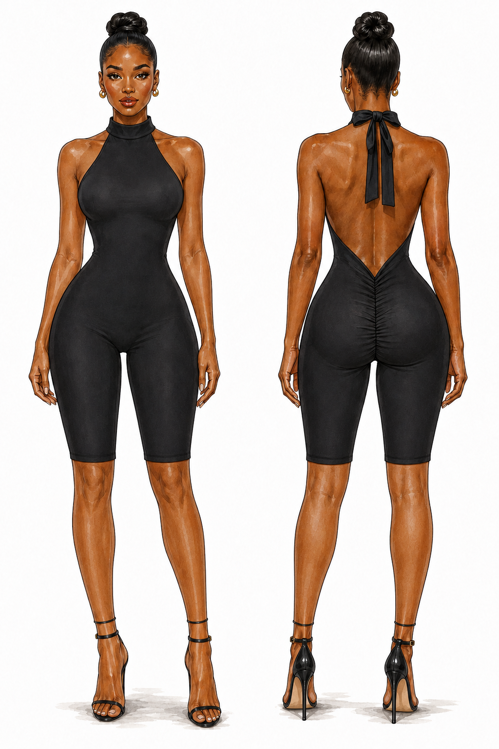 Rompe mi Halter Jumpsuit Sewing Pattern