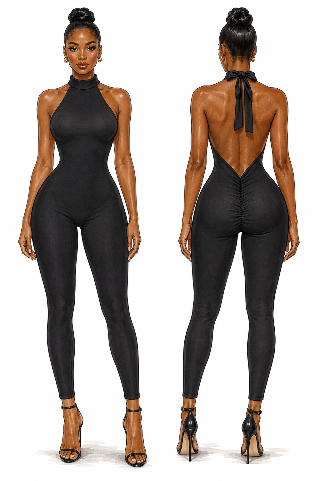 Rompe mi Halter Jumpsuit Sewing Pattern