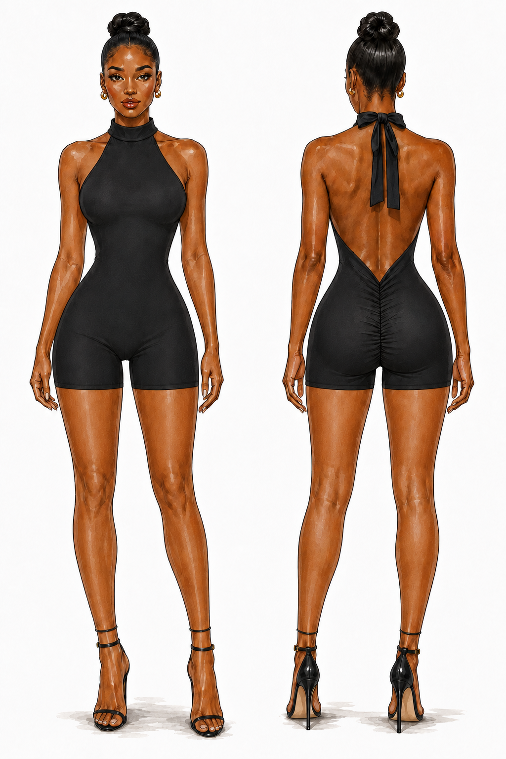 Rompe mi Halter Jumpsuit Sewing Pattern